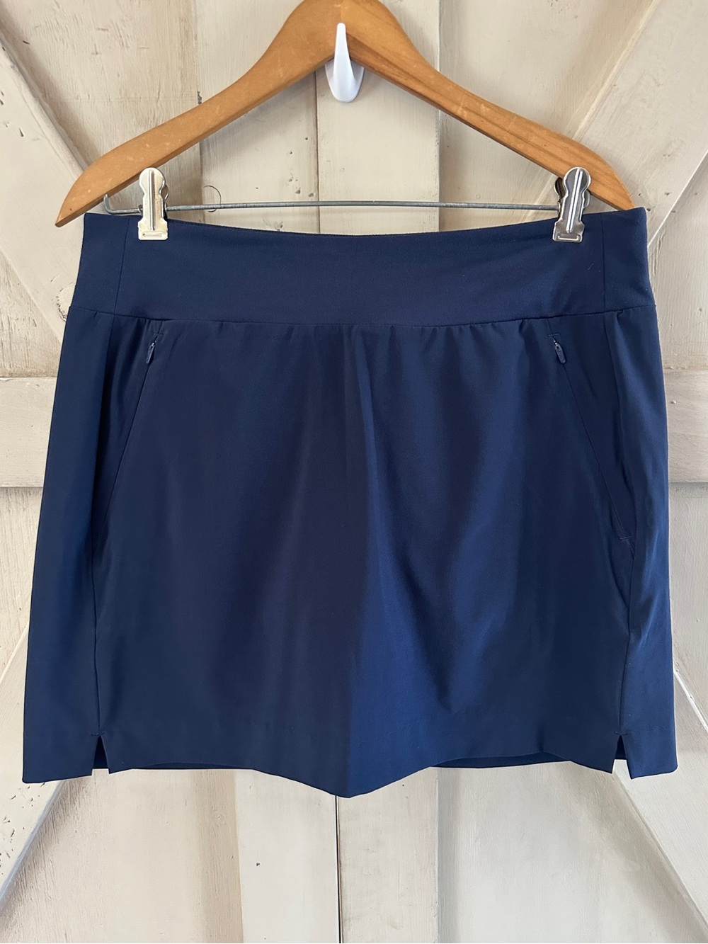Athleta Soho Skort Navy Blue Size 10 Golf Tennis Activewear